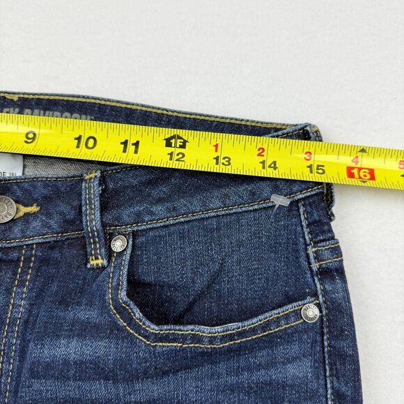 Harley-Davidson Womens Stretch High Rise Straight Leg Blue Denim Jeans Sz 28 NWT - Picture 9 of 13